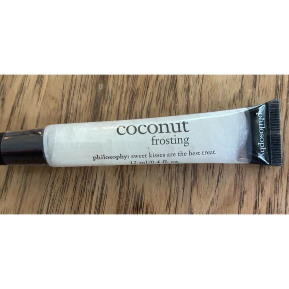 Philosophy Coconut‎ Frosting High Gloss High Flavor Lip Shine 0.4 Fl Sealed - Picture 1 of 4